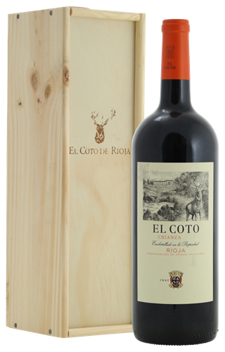 Afbeelding van El Coto de Rioja Crianza (5 liter in kist)